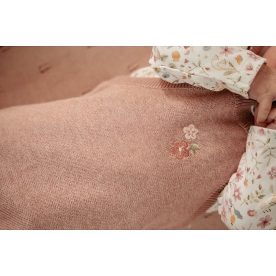 Бебешки Плетен Гащеризон Fairy Pink 56