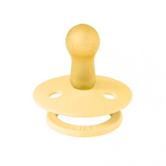 2 бр. Биберони BIBS COLOUR  Pale Butter/Petal 0-6 месеца