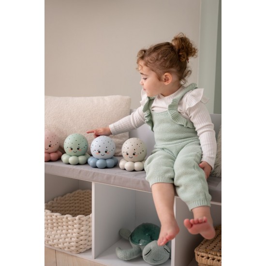 Нощна Лампа Twinkles To Go Octo™ - Pastel Green