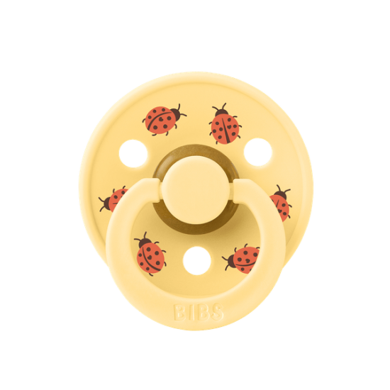 2 бр. Биберони BIBS Studio COLOUR, Ladybug/Sage, 0-6 месеца