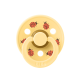 2 бр. Биберони BIBS Studio COLOUR, Ladybug/Sage, 0-6 месеца