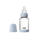 Бебешка Стъклена Бутилка BIBS Baby Blue 120мл Силикон Бавен Поток