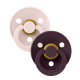 2 бр. Биберони BIBS COLOUR, Petal/Plum, 0-6 месеца