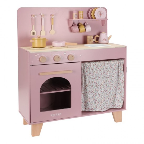 Детска Дървена Кухня Pink FSC