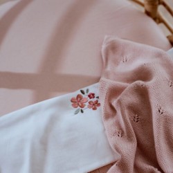 Бебешки Чаршаф с Ластик 70 x 140/150 см Pure Blossom