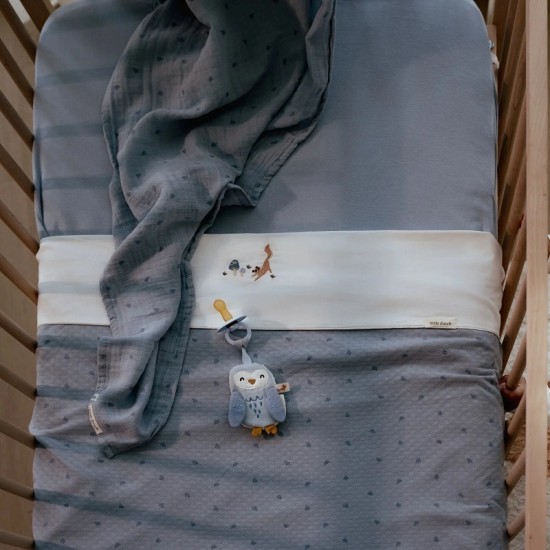 Бебешка Пелена 120 х 120 cm Pure Denim Blue