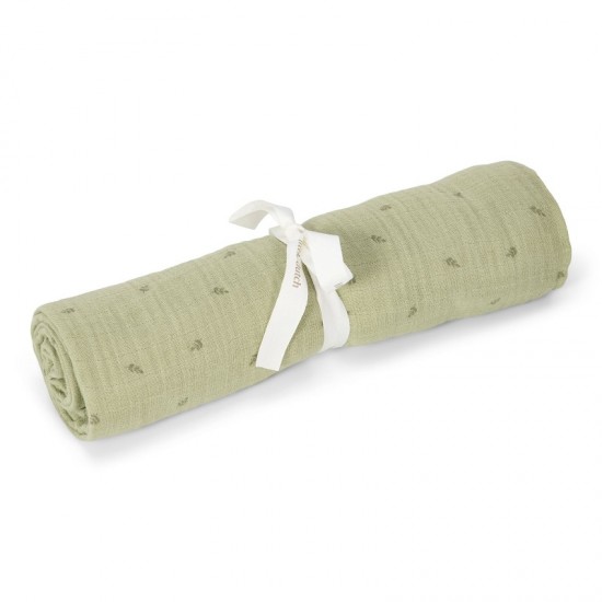 Бебешка Пелена 120 х 120 cm Pure Sage