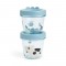 2 бр. Бебешки контейнери за храна Tiny Farm Blue
