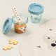 2 бр. Бебешки контейнери за храна Tiny Farm Blue