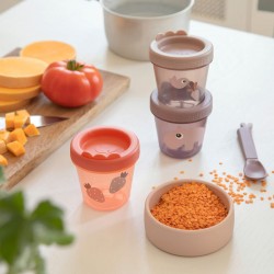 3 бр. Бебешки контейнери за храна Ozzo Powder
