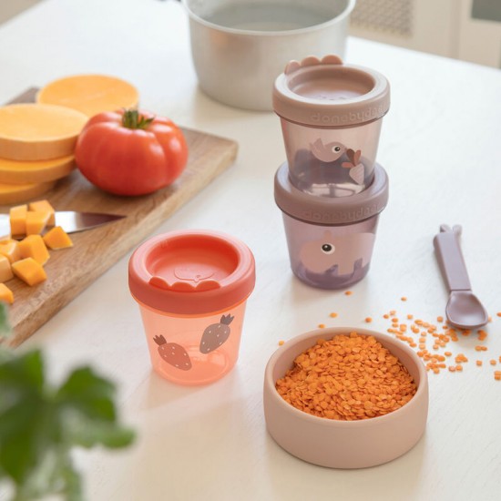 3 бр. Бебешки контейнери за храна Ozzo Powder