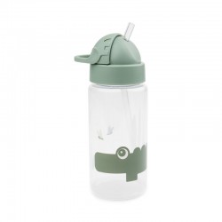 Бутилка със сламка Croco Green 350 ml