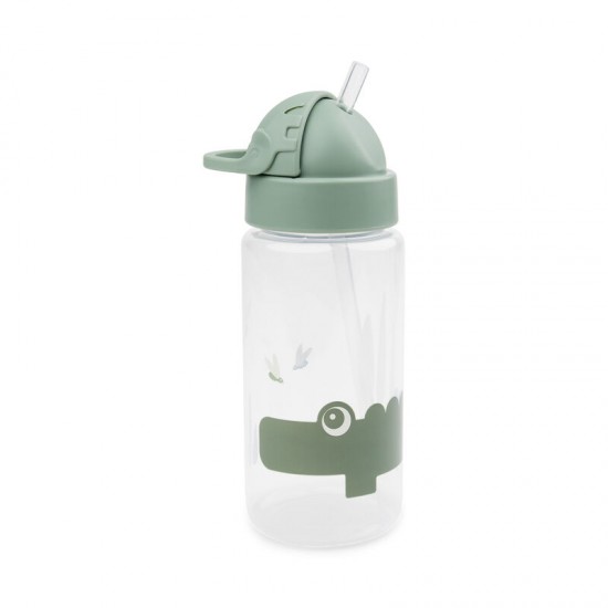 Бутилка със сламка Croco Green 350 ml