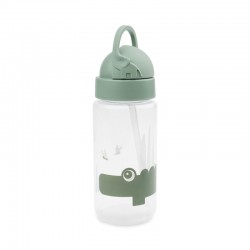 Бутилка със сламка Croco Green 350 ml