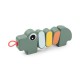 Дървена играчка Twist & turn Croco Green