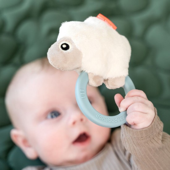 Сензорна дрънкалка и гризалка Sheepy Blue