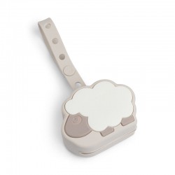 Силиконов Кутия за биберон Pouch Sheepy Sand
