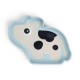 Силиконова чиния с вакуум Stick&Stay Dotti Blue