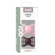 2 бр. Биберони BIBS Supreme, Силикон, Baby Pink/Plum, 6-18 месеца