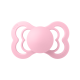 2 бр. Биберони BIBS Supreme, Силикон, Baby Pink/Plum, 6-18 месеца
