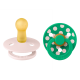 2 бр. Биберони BIBS COLOUR Polka Petal/Cactus, 0-6 месеца