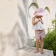 Лятна Шапка Elodie, Embroidery Anglaise Pink 1-2 години