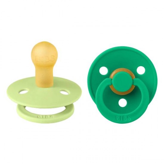 2 бр. Биберони BIBS COLOUR Matcha/Cactus 6-18 месеца
