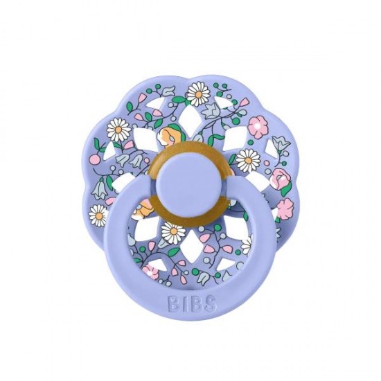 2 бр. Биберони BIBS Boheme Liberty, Chloe Meadow - Ivory Mix, 0-6 месеца