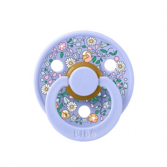 2 бр. Биберони BIBS Liberty COLOUR Chloe Meadow - Ivory Mix, 6-18 месеца