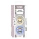 2 бр. Биберони BIBS Liberty COLOUR Chloe Meadow - Ivory Mix, 6-18 месеца