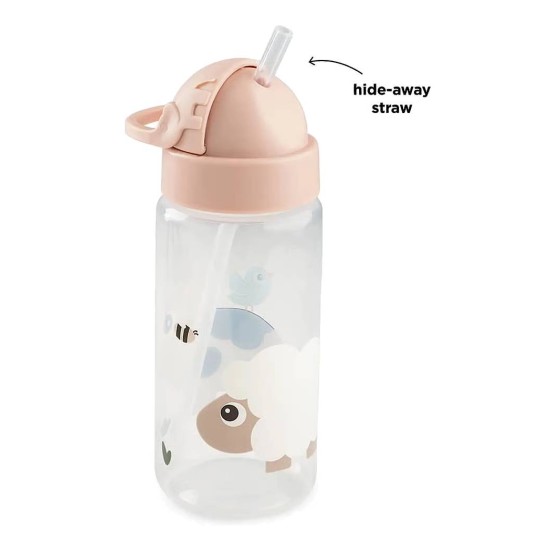 Бутилка със Сламка Tiny Farm Powder 350 ml