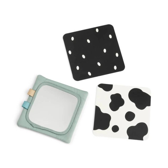Контрастни Карти за Бебе Tiny Farm Green