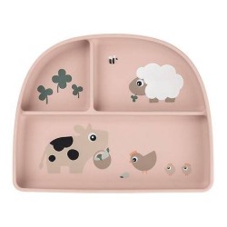 Чиния с Разделения Stick&Stay Tiny Farm Powder