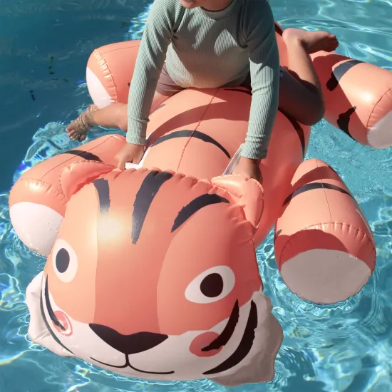 Гигантски Надуваем Тигър SunnyLife Tino the Tiger Clay