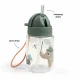 Бутилка със Сламка Tiny Trails Green 280 мл
