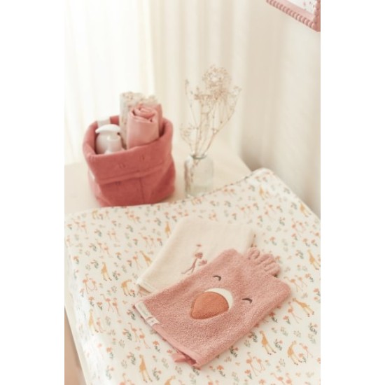 Бебешки Пелени 2 броя 70 х 70 cm Blooming Safari/Pink