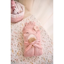 Бебешки Хавлиен Халат за Баня Flamingo Pink 74-80