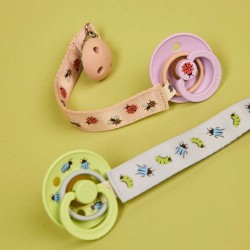 BIBS Клипс за Залъгалка Ladybug Bumblebee - Blush