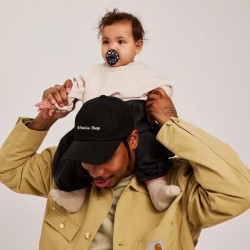 2 бр. Биберони BIBS COLOUR Polka Ivory/Deep Space, 6-18 месеца