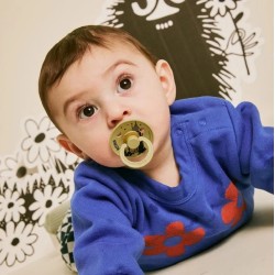 2 бр. Биберони BIBS x Moomin COLOUR Ivory/Vanilla, 0-6 месеца