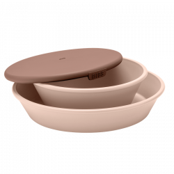 BIBS Сет Чинии за Хранене Blush