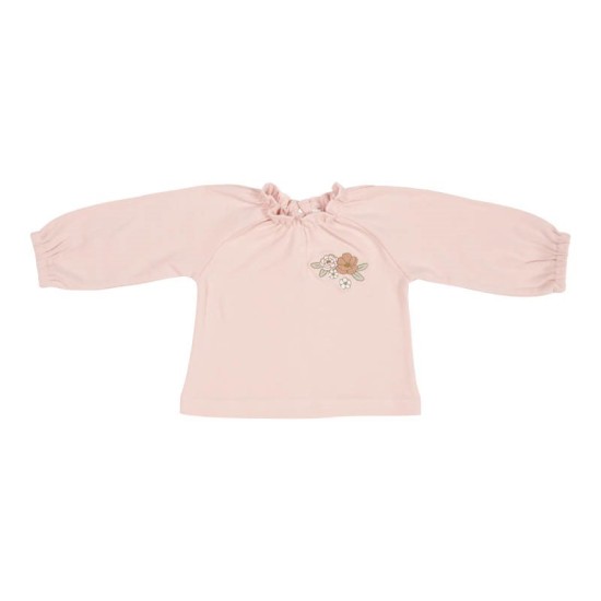 Бродирана Блуза с Дълъг Ръкав Soft Pink 68
